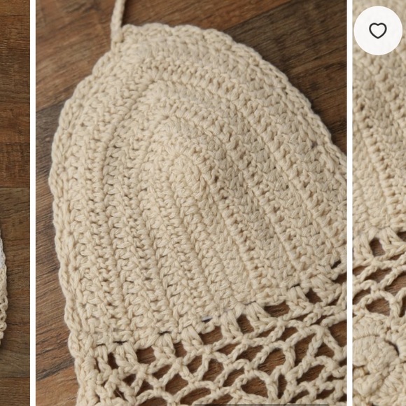 Zaful Crochet Unlined Backless Crop Top - Picture 3 of 5